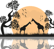 Guided e-bike tours in Mugie Conservancy Kenya